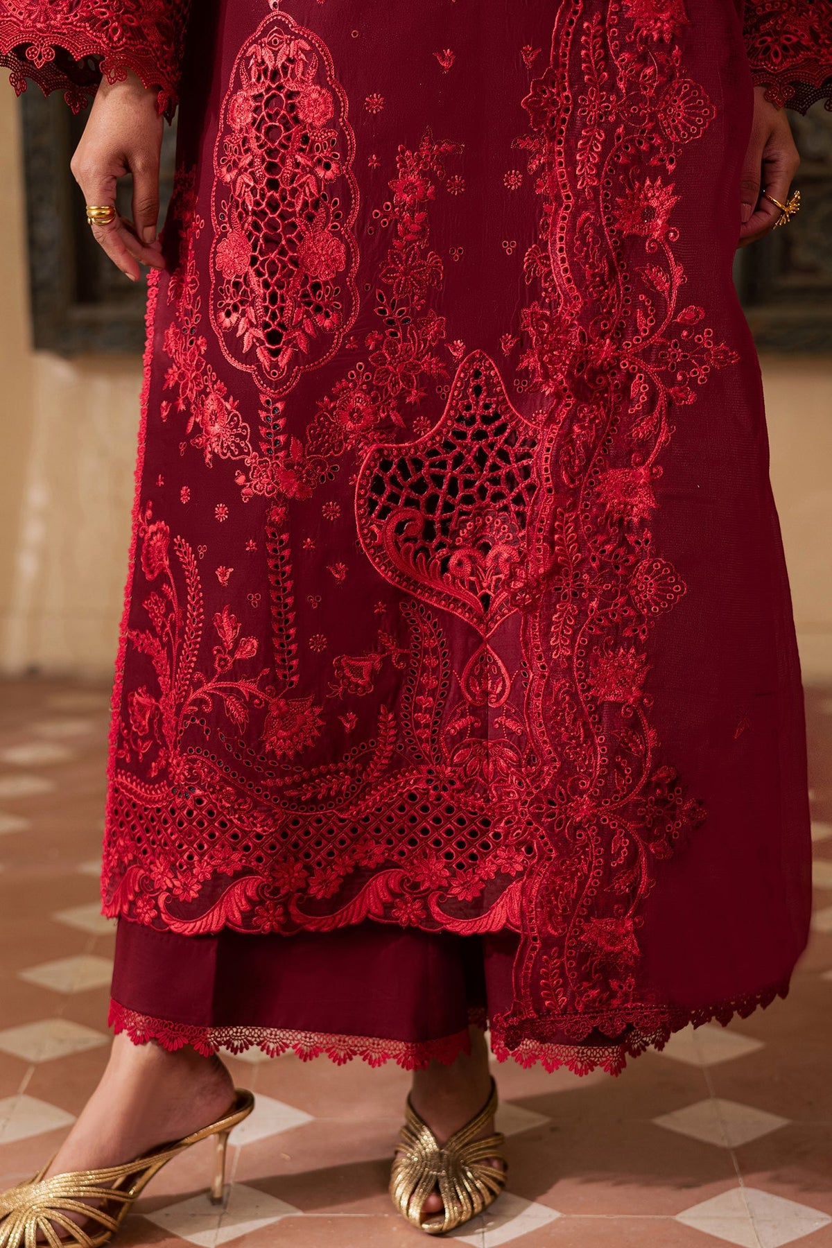 Rajbari | Selene Premium Festive Lawn | Nyra-4