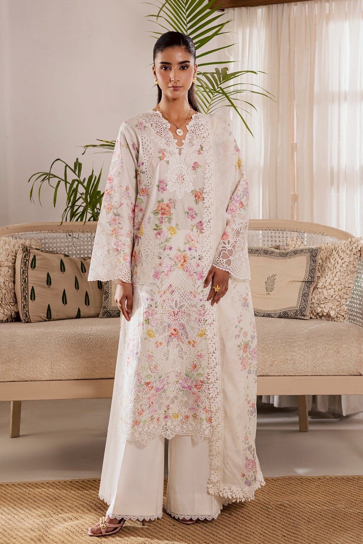 Rajbari | Selene Premium Festive Lawn | Aura, image 5