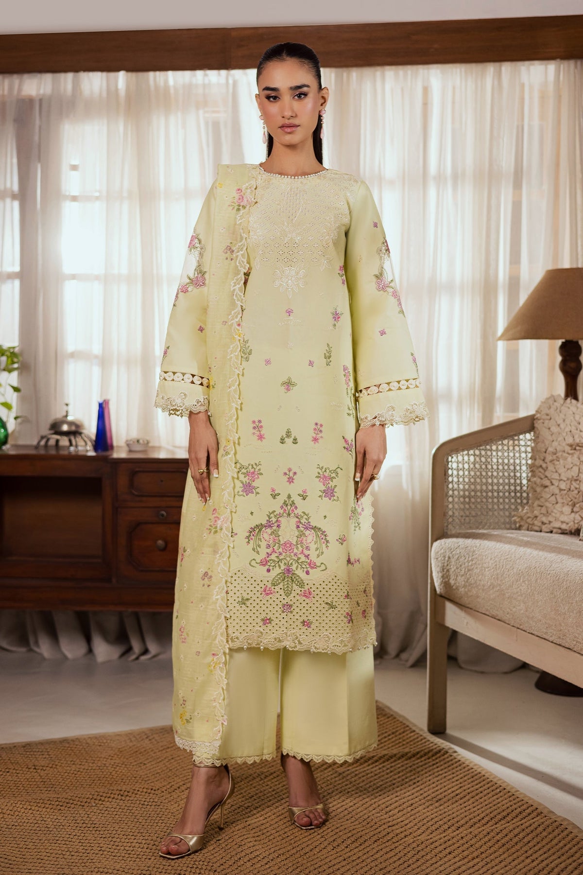 Rajbari | Selene Premium Festive Lawn | Zarif-5