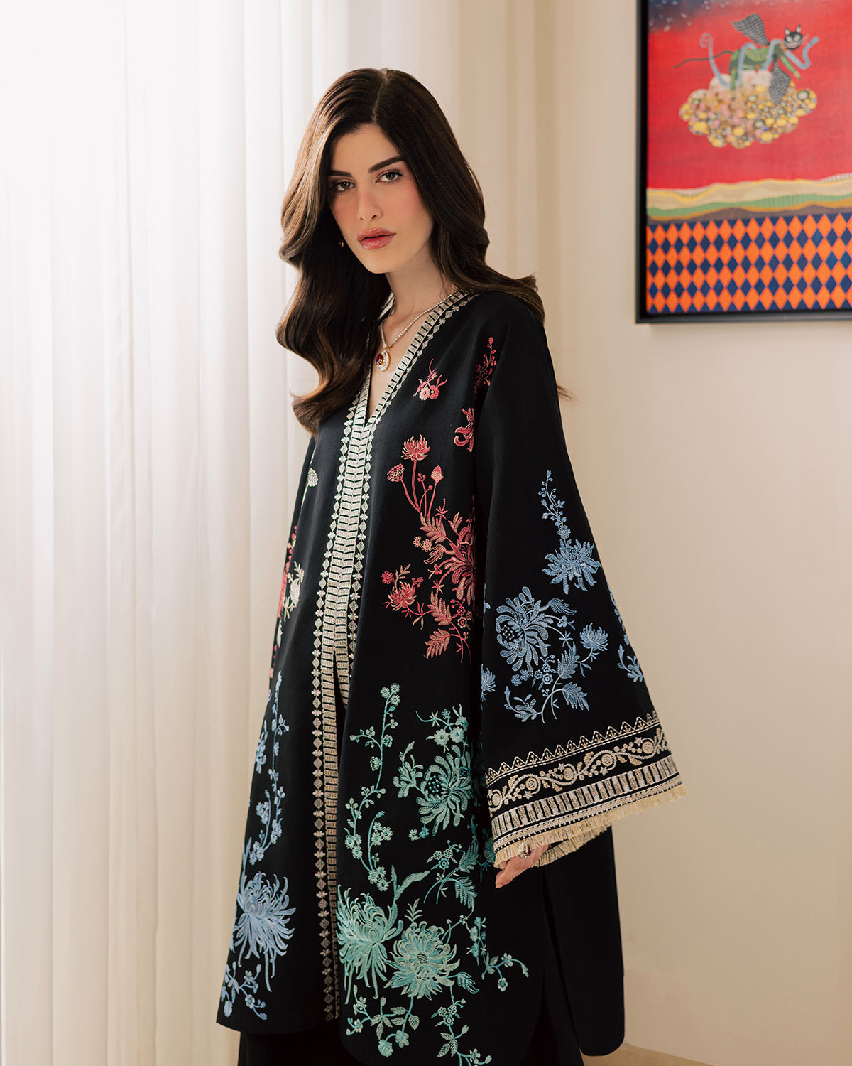 Sadaf Fawad Khan | Eva Luxury Pret 26 | Sable, image 10