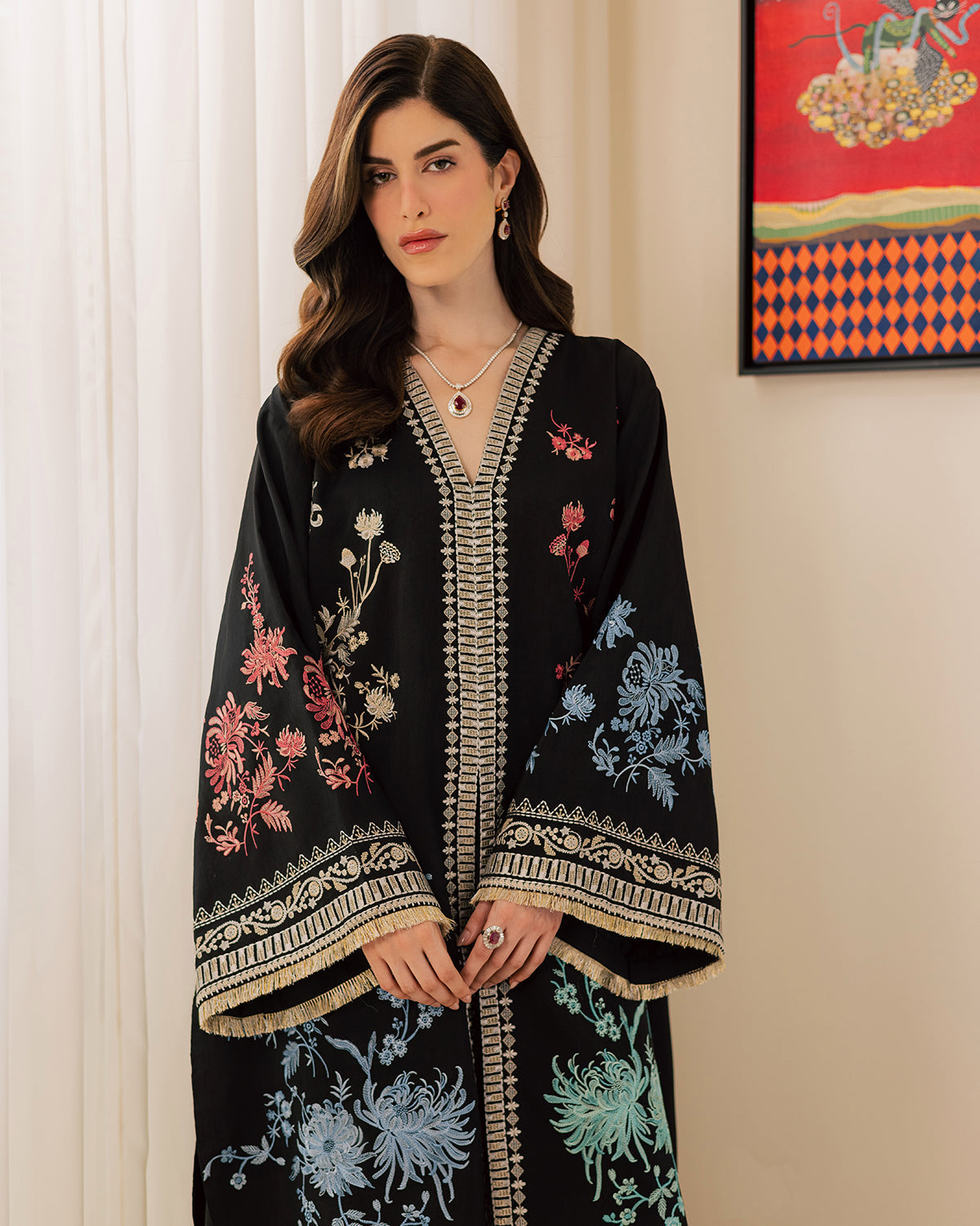 Sadaf Fawad Khan | Eva Luxury Pret 26 | Sable-8