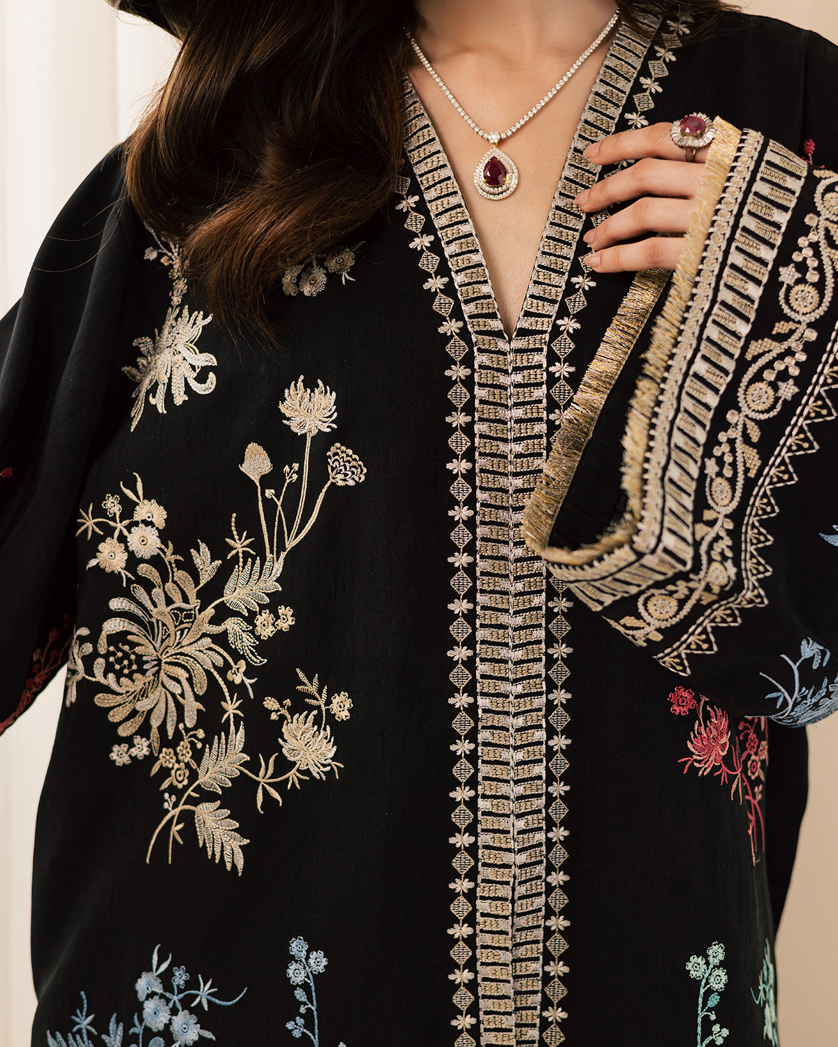 Sadaf Fawad Khan | Eva Luxury Pret 26 | Sable-7