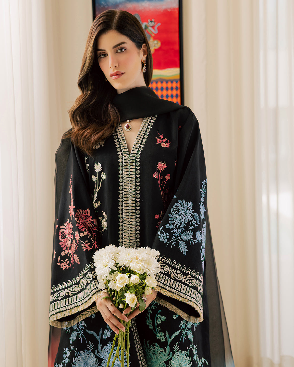 Sadaf Fawad Khan | Eva Luxury Pret 26 | Sable-5