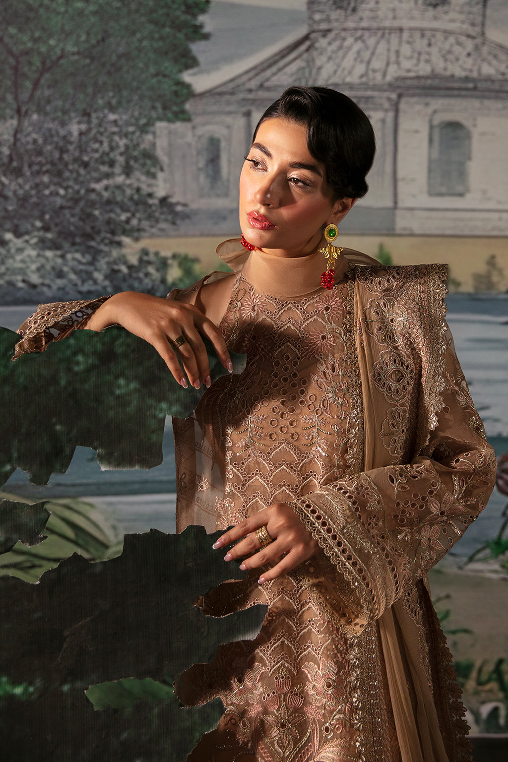 Afrozeh | La Fuchsia Festive 24 | Reese -  Afrozeh Formal - Original Designer Dress - House of Maryam