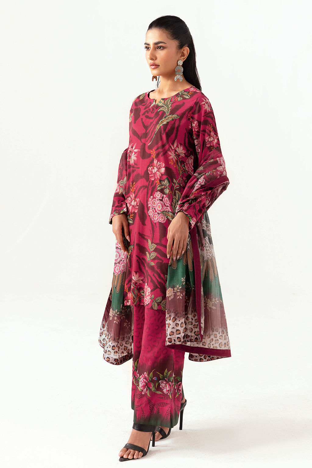 Ramsha | Pinted Lawn | RP-102