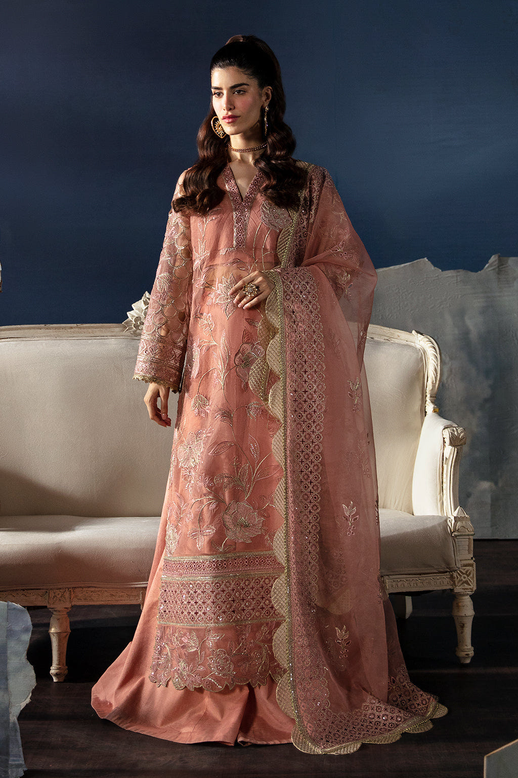 Afrozeh | La Fuchsia Festive 24 | Elea -  Afrozeh Formal - Original Designer Dress - House of Maryam