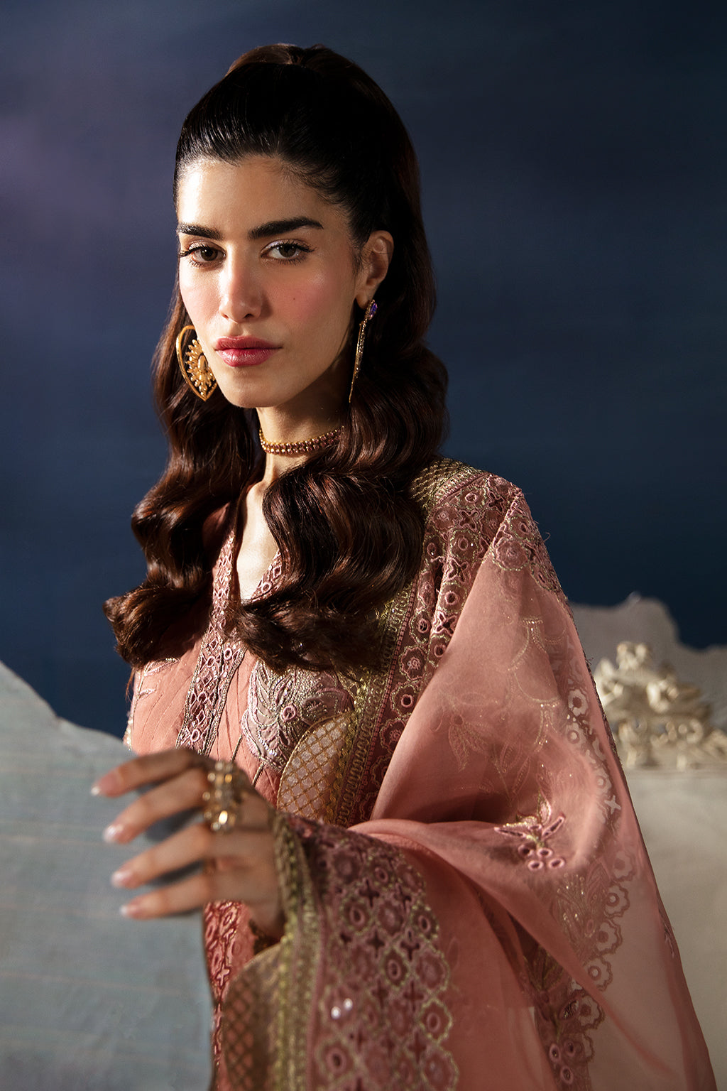 Afrozeh | La Fuchsia Festive 24 | Elea -  Afrozeh Formal - Original Designer Dress - House of Maryam