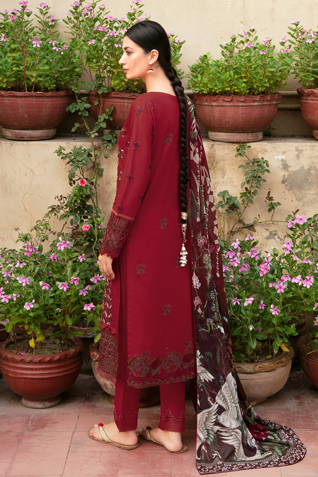 Ramsha | Mashaal Luxury Lawn | L-803 -  Ramsha Luxury -  House of Maryam