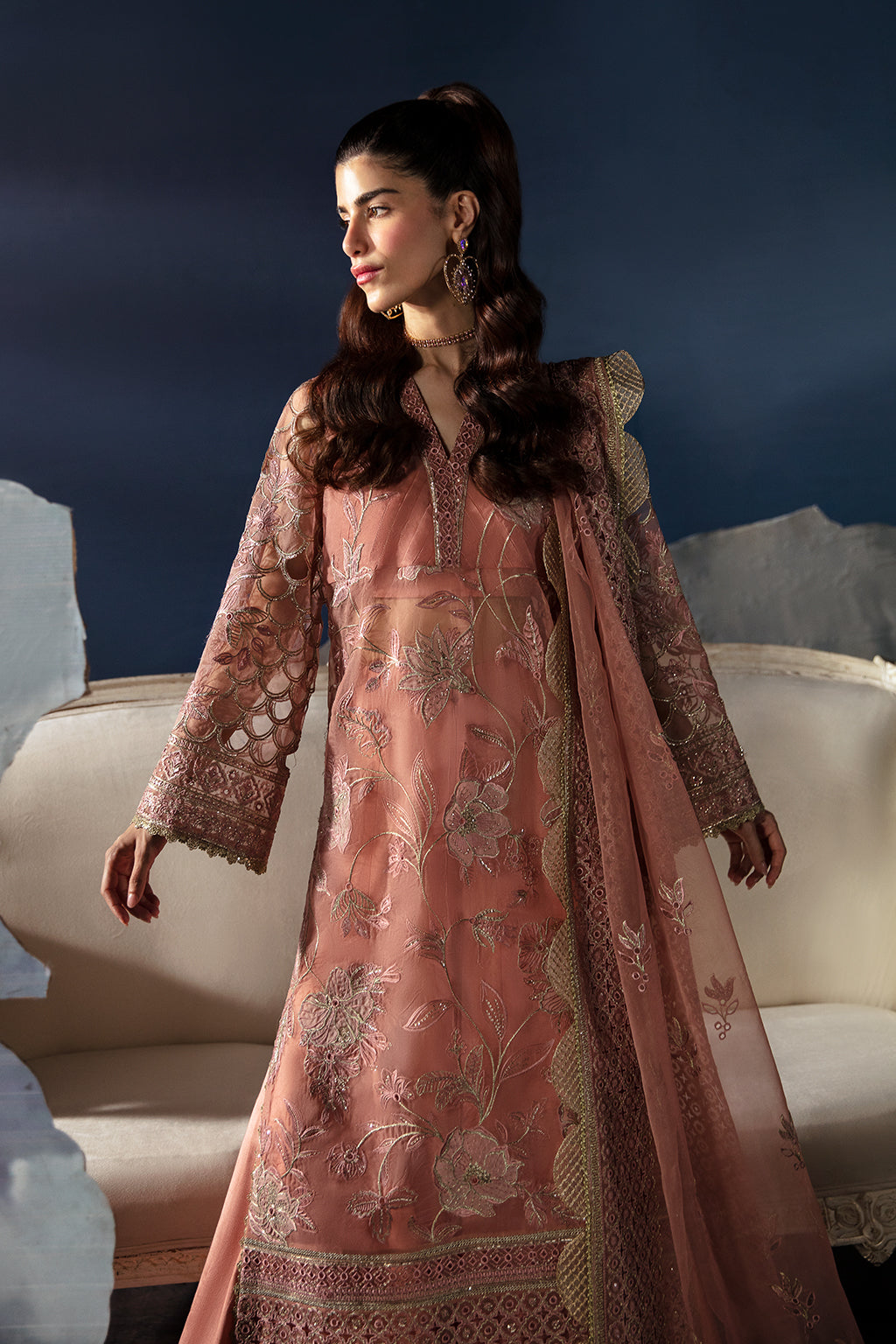 Afrozeh | La Fuchsia Festive 24 | Elea -  Afrozeh Formal - Original Designer Dress - House of Maryam