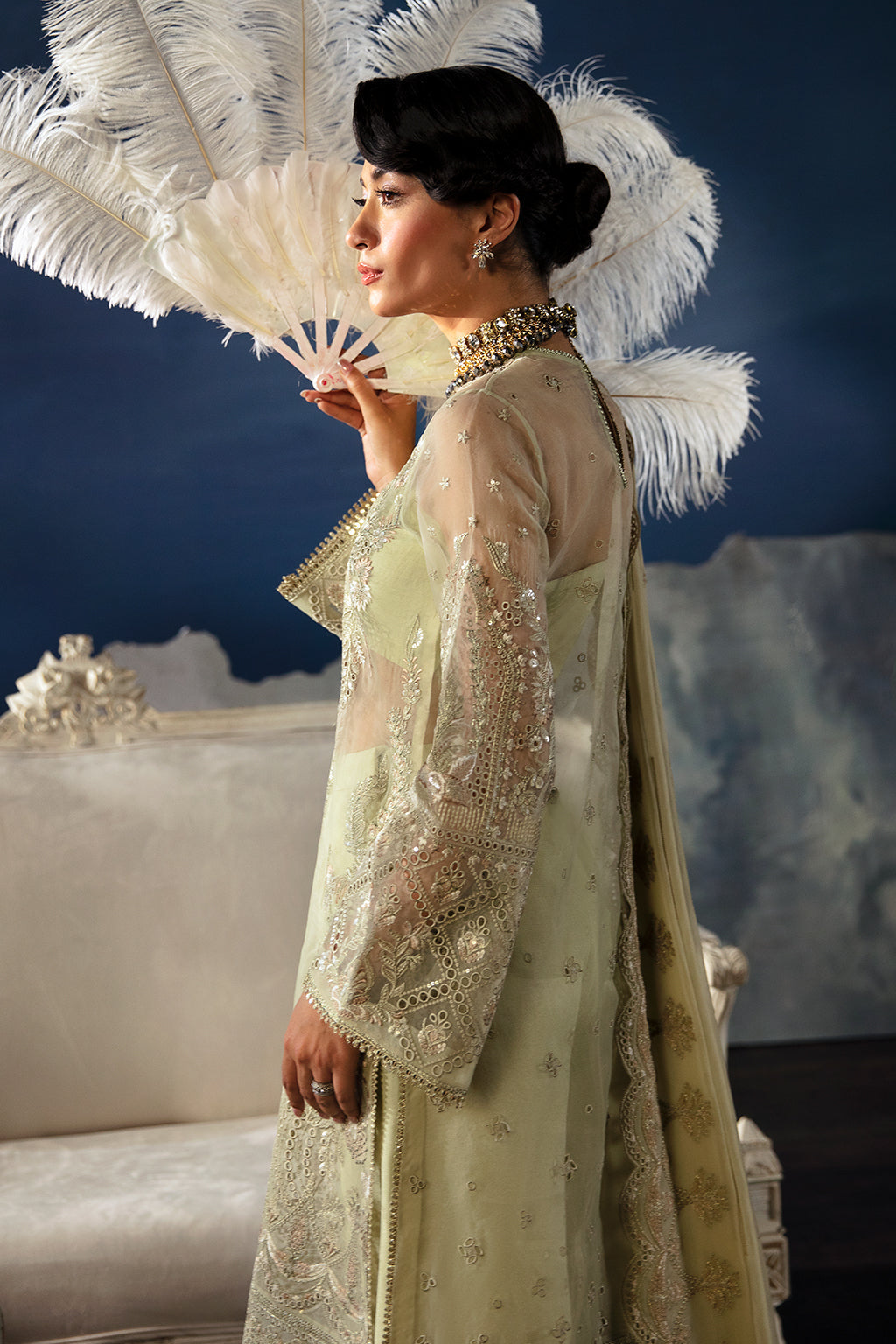Afrozeh | La Fuchsia Festive 24 | Zelena -  Afrozeh Formal - Original Designer Dress - House of Maryam
