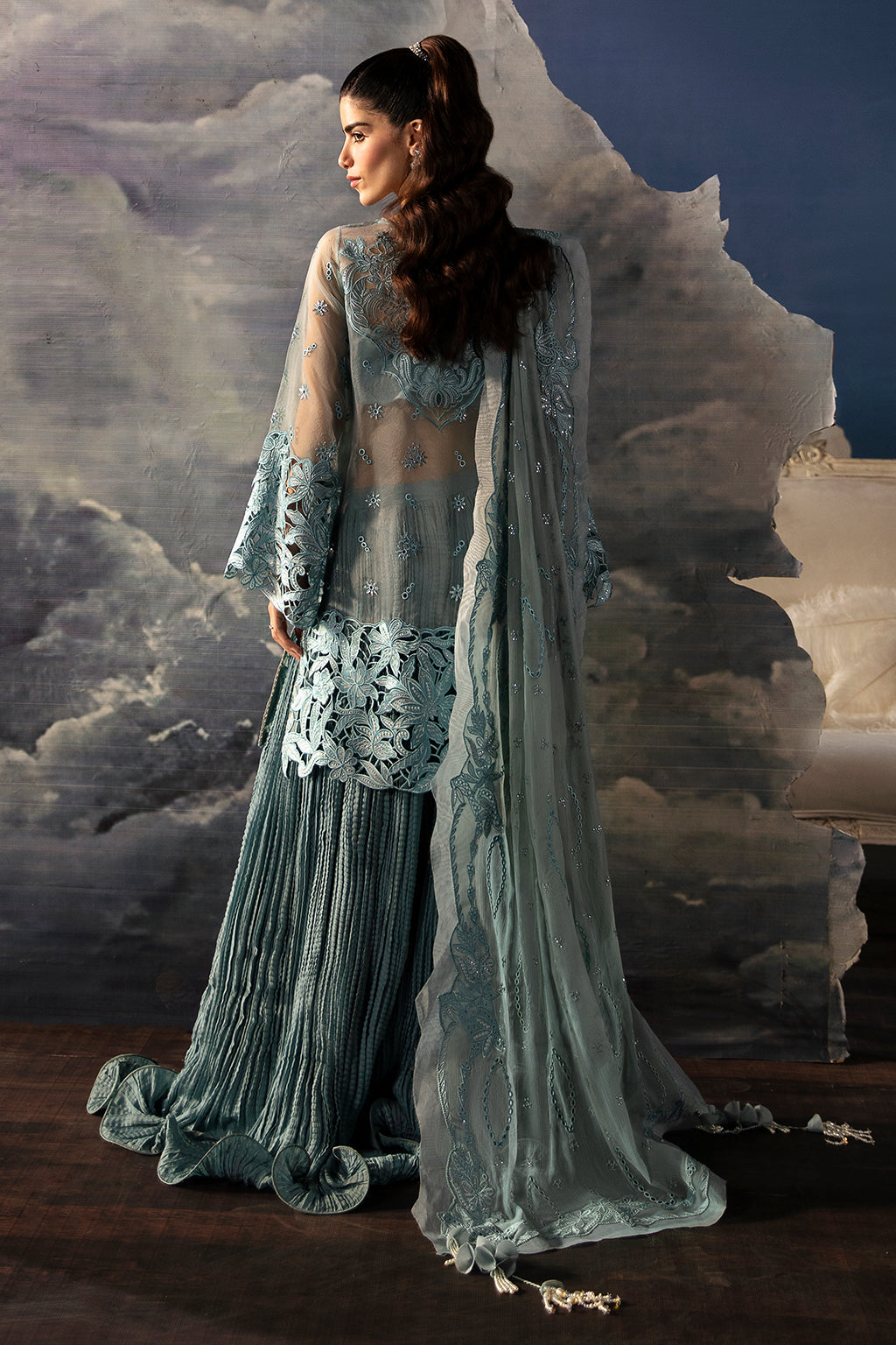 Afrozeh | La Fuchsia Festive 24 | Astra -  Afrozeh Formal - Original Designer Dress - House of Maryam