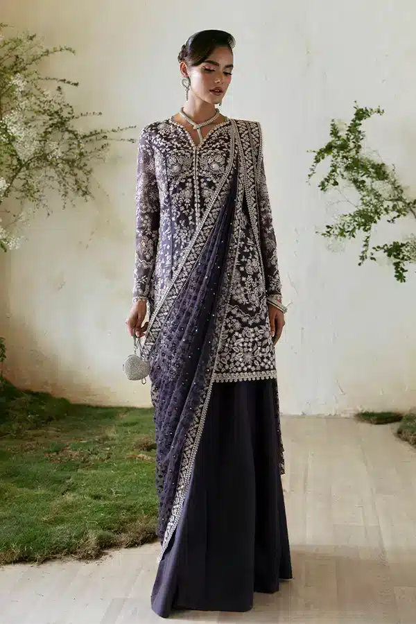 Suffuse Ravena organza jacket suit