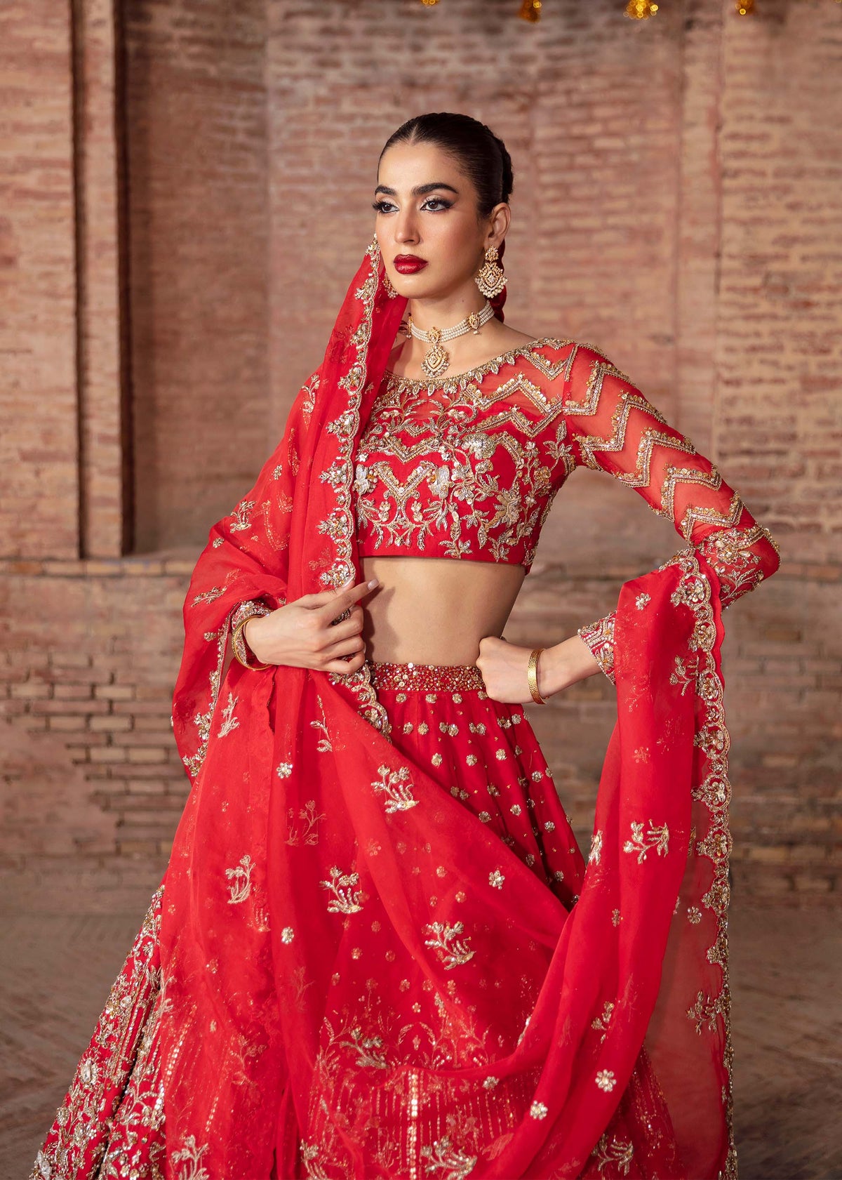 Akbar Aslam Chrysalis bridal lehenga choli, photo 3
