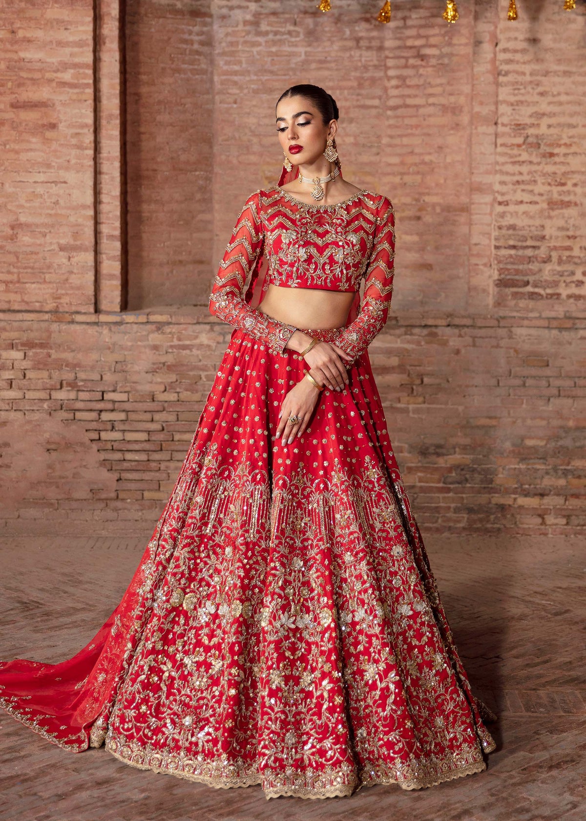 Akbar Aslam Chrysalis bridal lehenga choli, photo 7