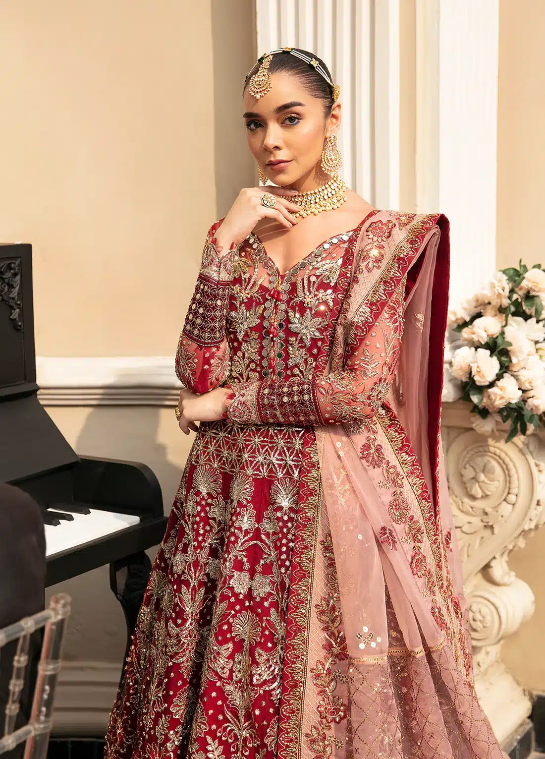 Gulaal | Wedding Collection 23 | ZIVA (GL-WU-23V1-02) by Designer Gulaal - House of Maryam - Pakistani Designer Ethnic Wear in {{ shop.shopifyCountryName }}