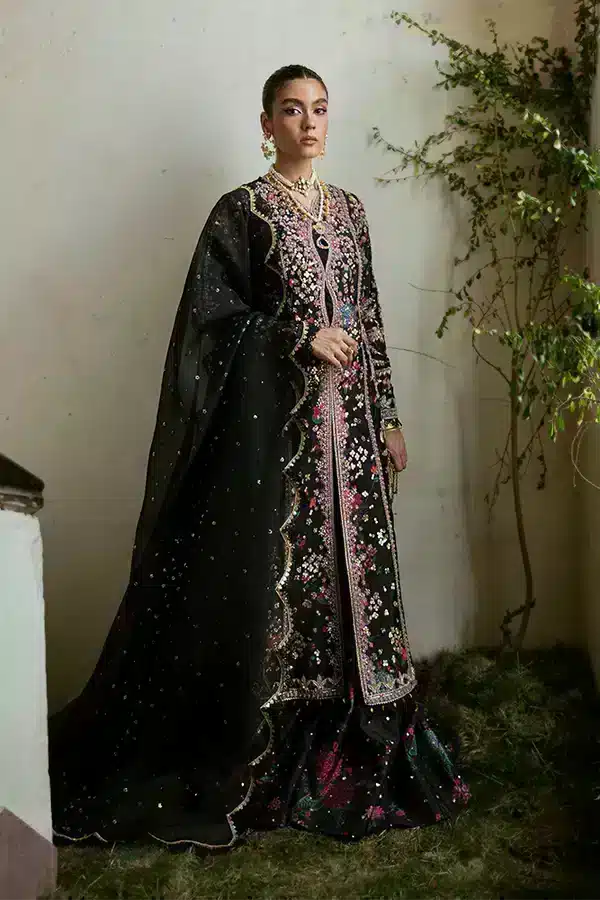 Suffuse Zora black shirt and gharara