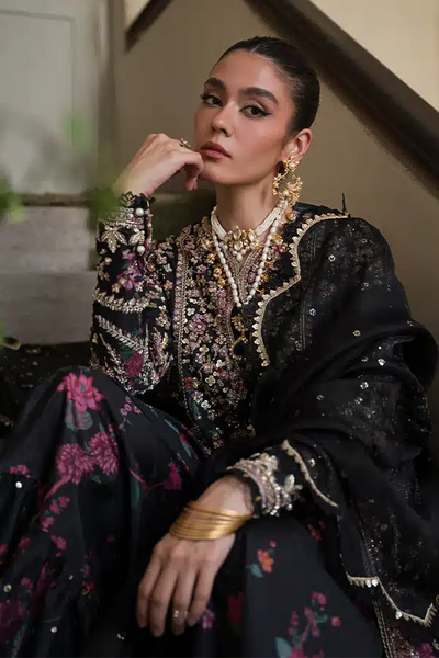 Suffuse Zora black shirt and gharara, photo 3