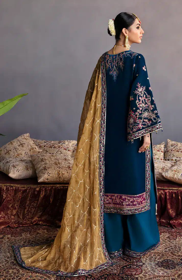 Emaan Adeel | Makhmal Velvet Edition 23 | MK-01 SUFINA by Designer Emaan Adeel - House of Maryam - Pakistani Designer Ethnic Wear in {{ shop.shopifyCountryName }}