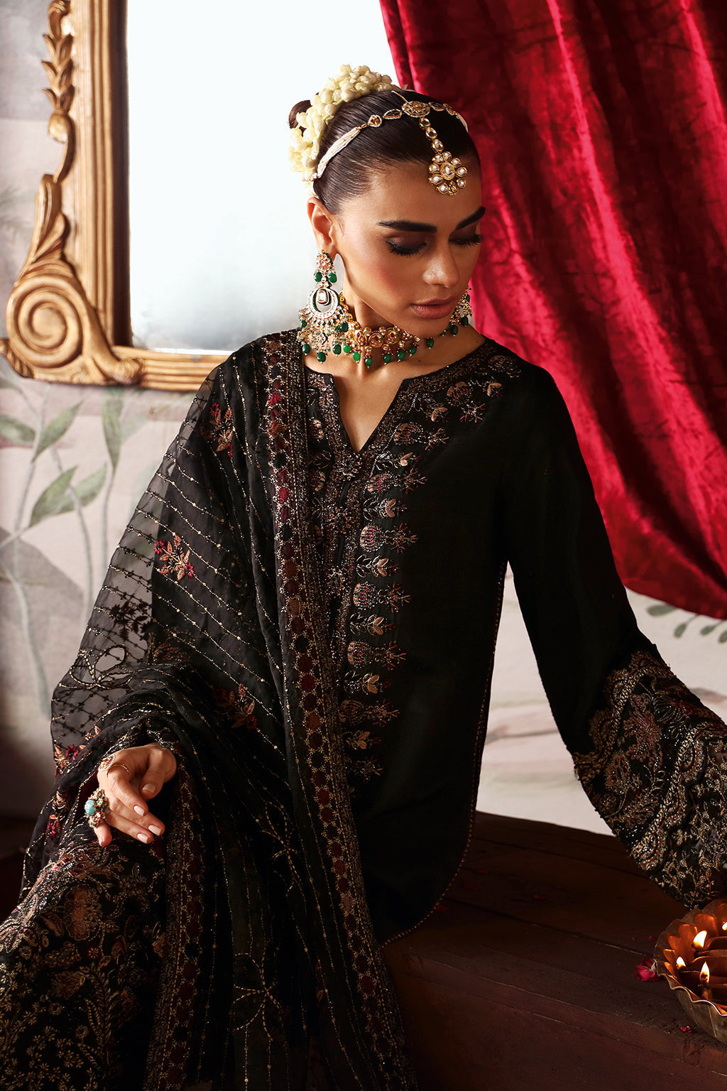 Shagna | Premium Raw Silk | Zareen S-05., image 4