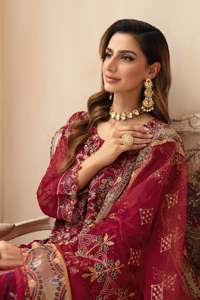 Ramsha | Chevron Chiffon Collection | A-907 -  Ramsha Ladies Clothes - Original Designer Dress - House of Maryam