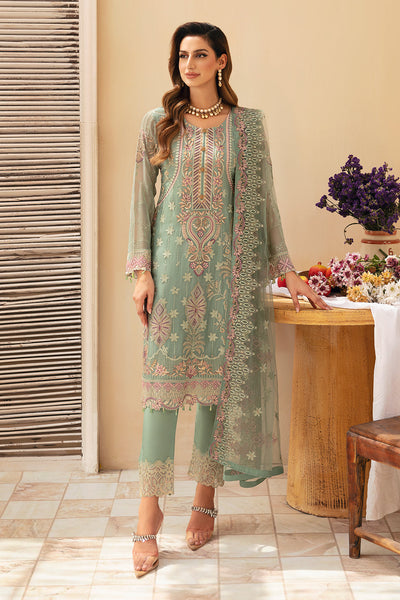 Ramsha | Chevron Chiffon Collection |A-901 -  Ramsha Ladies Clothes - Original Designer Dress - House of Maryam