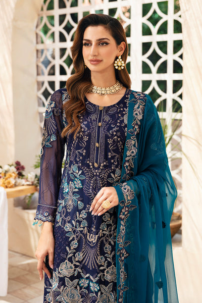 Ramsha | Chevron Chiffon Collection | A-903 -  Ramsha Ladies Clothes - Original Designer Dress - House of Maryam