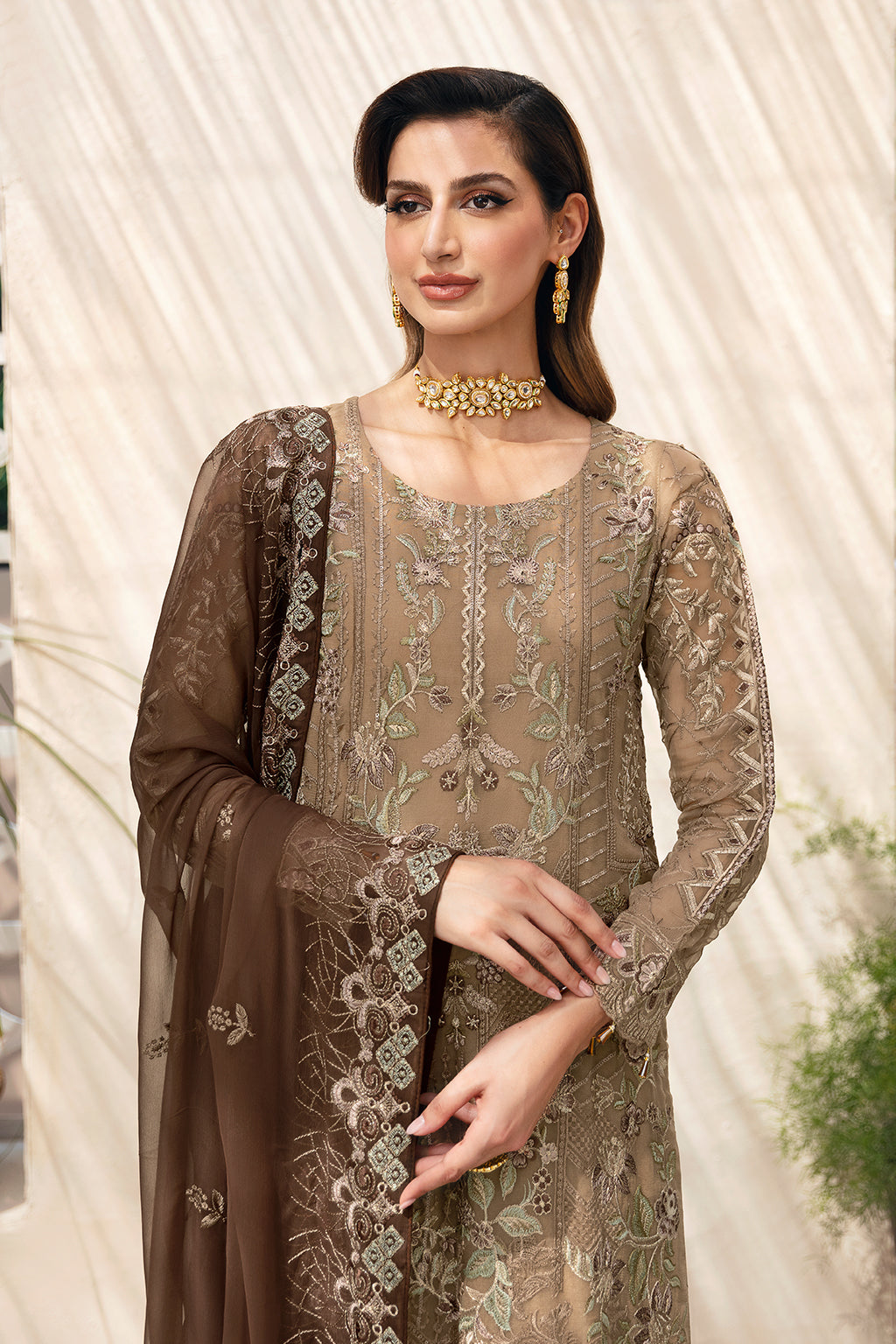 Ramsha | Chevron Chiffon Collection |A-904 -  Ramsha Ladies Clothes - Original Designer Dress - House of Maryam