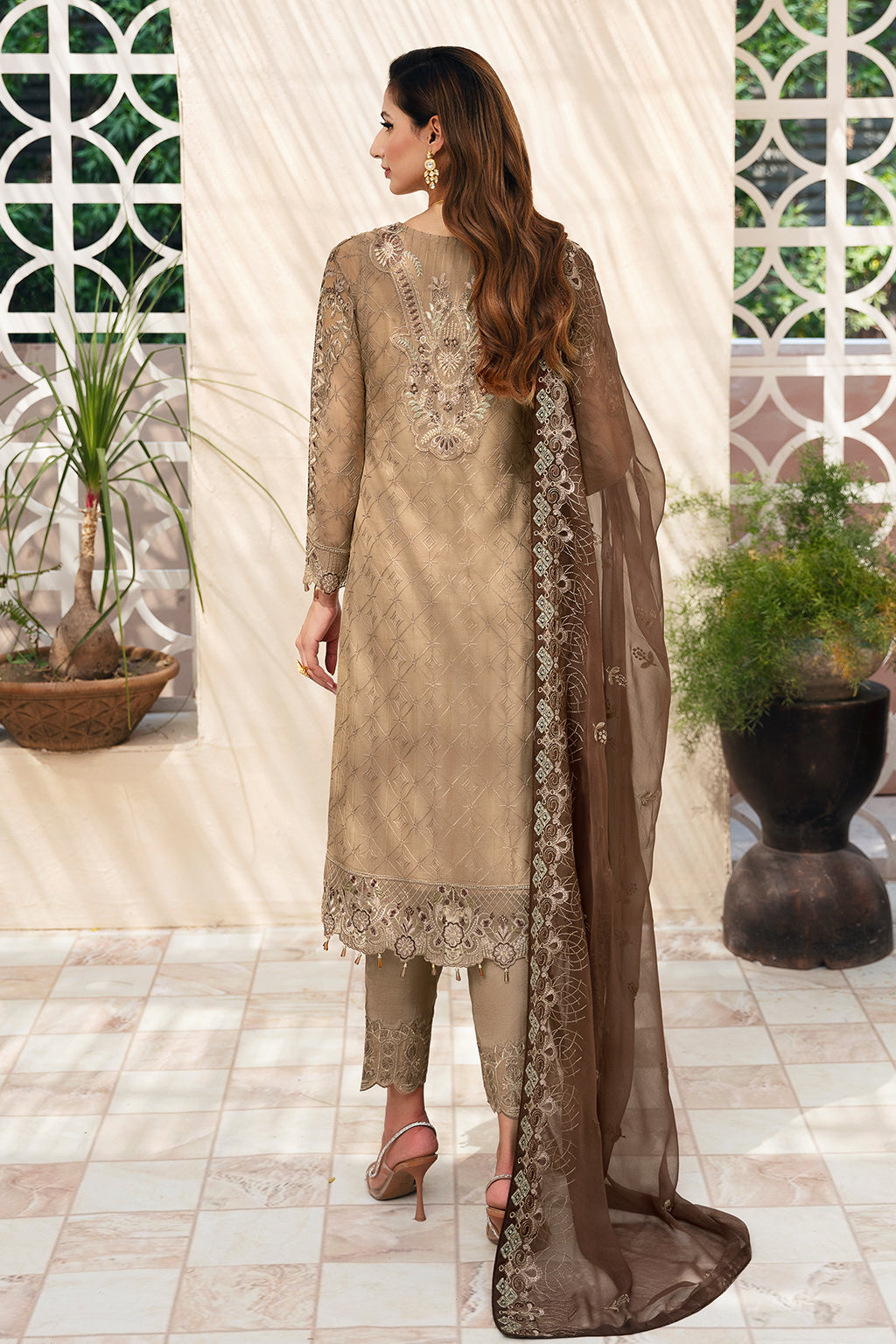 Ramsha | Chevron Chiffon Collection |A-904 -  Ramsha Ladies Clothes - Original Designer Dress - House of Maryam