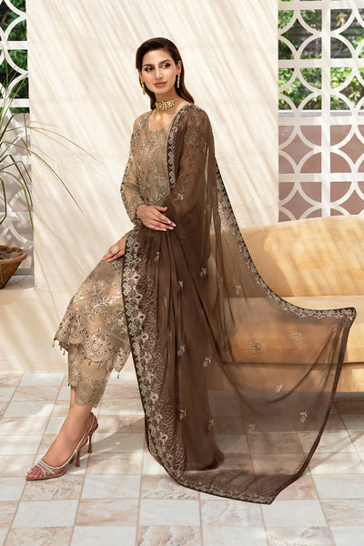 Ramsha | Chevron Chiffon Collection |A-904 -  Ramsha Ladies Clothes - Original Designer Dress - House of Maryam