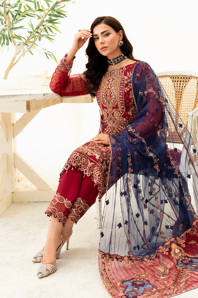 Ramsha | Minhal Organza Collection | M-908 -  Ramsha Formal - Original Designer Dress - House of Maryam
