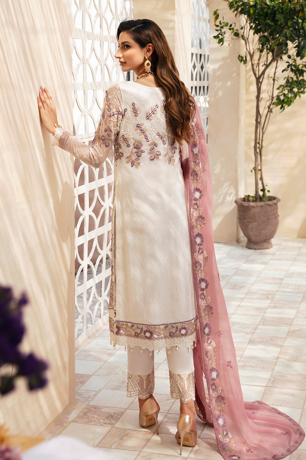 Ramsha | Chevron Chiffon Collection | A-902 -  Ramsha Ladies Clothes - Original Designer Dress - House of Maryam