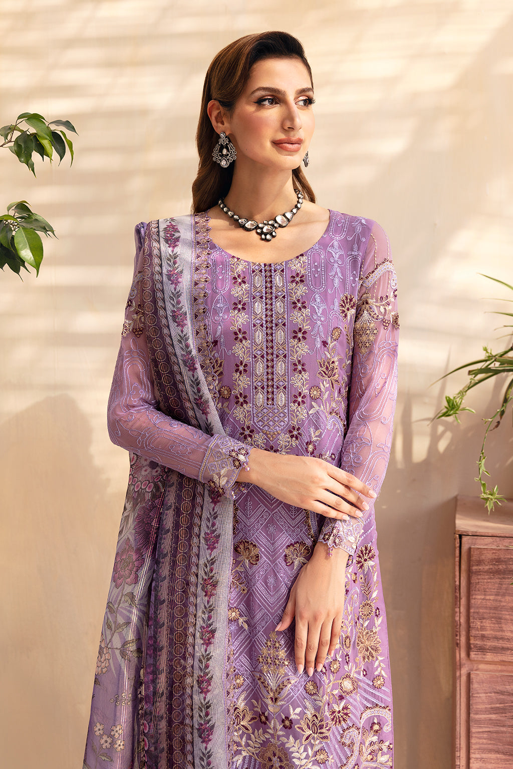 Ramsha | Chevron Chiffon Collection | A-906 -  Ramsha Ladies Clothes - Original Designer Dress - House of Maryam