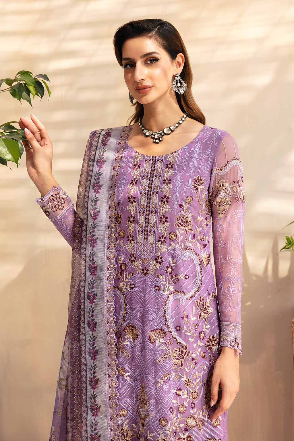 Ramsha | Chevron Chiffon Collection | A-906 -  Ramsha Ladies Clothes - Original Designer Dress - House of Maryam