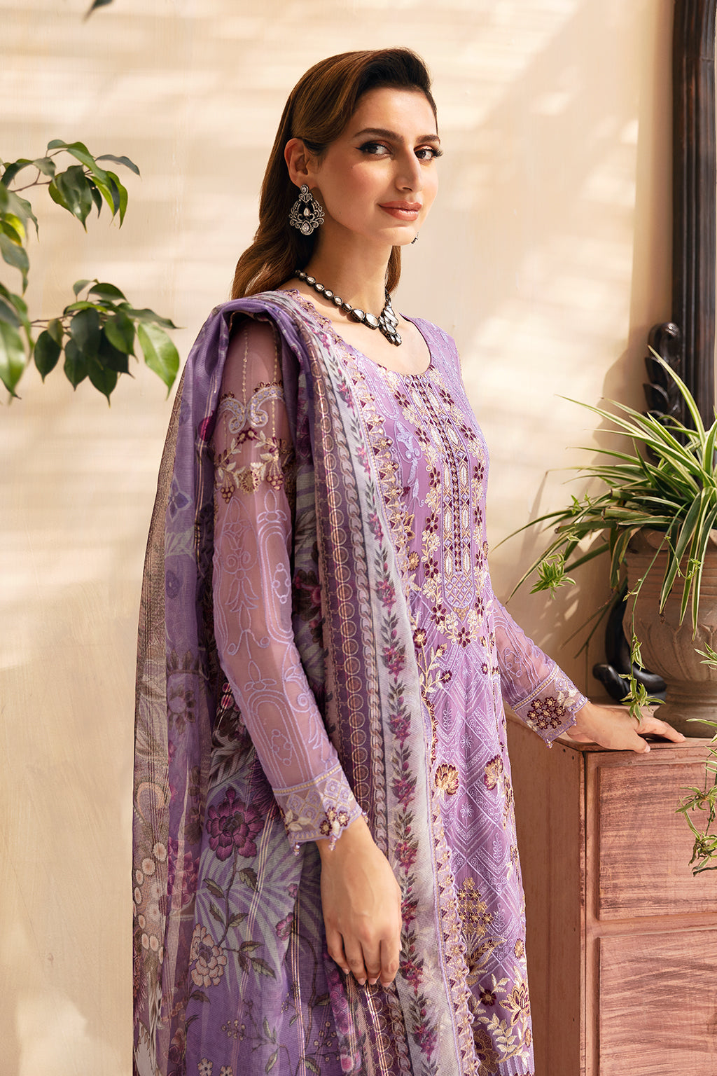 Ramsha | Chevron Chiffon Collection | A-906 -  Ramsha Ladies Clothes - Original Designer Dress - House of Maryam
