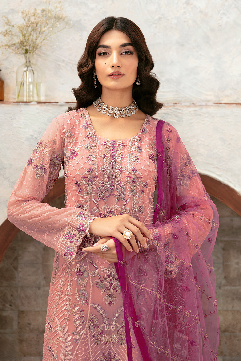 Ramsha | Rangoon Chiffon Collection 24 | D-1201 by Designer Ramsha - House of Maryam - Pakistani Designer Ethnic Wear in {{ shop.shopifyCountryName }}