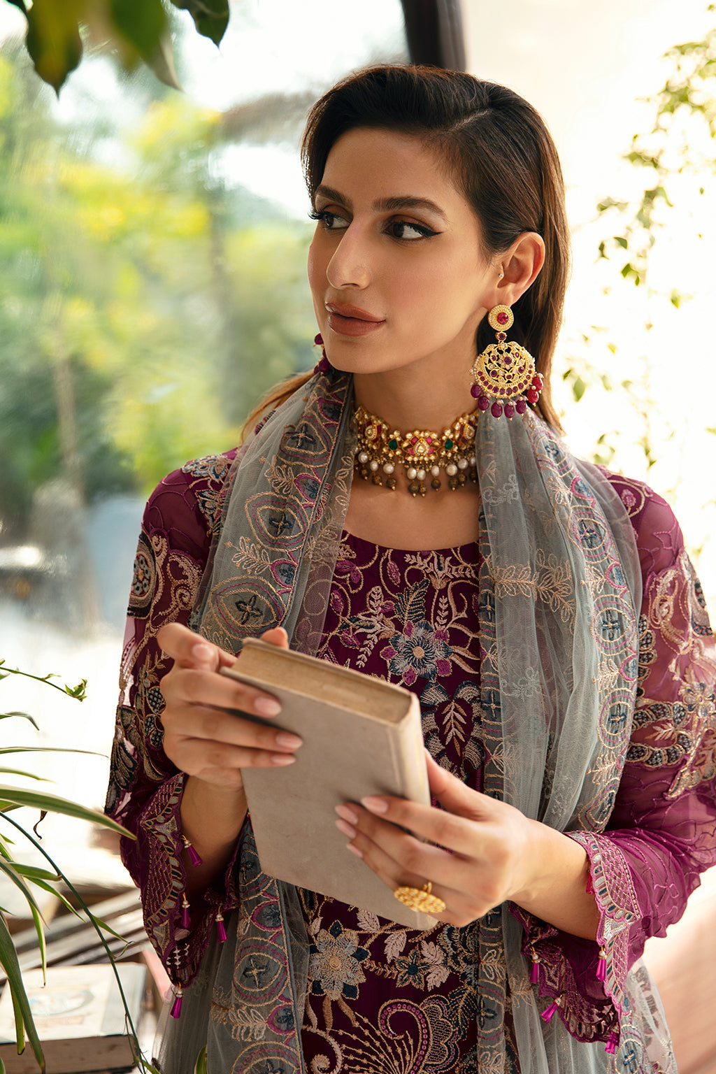 Ramsha | Chevron Chiffon Collection | A-911 -  Ramsha Ladies Clothes - Original Designer Dress - House of Maryam