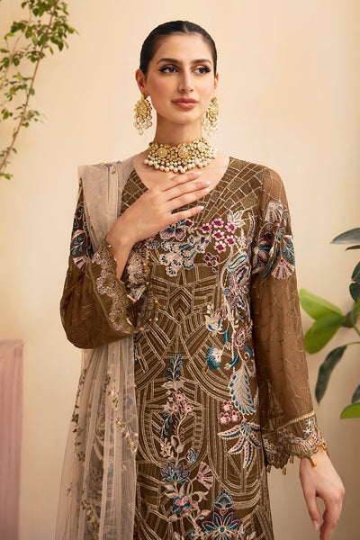 Ramsha | Chevron Chiffon Collection | A-910 -  Ramsha Ladies Clothes - Original Designer Dress - House of Maryam