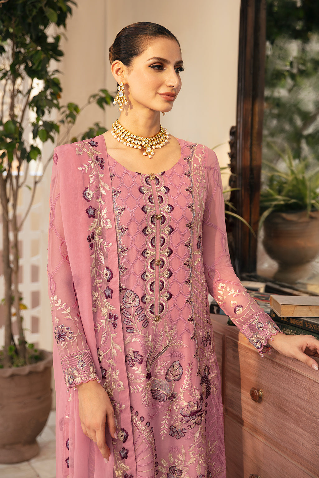 Ramsha | Chevron Chiffon Collection | A-909 -  Ramsha Ladies Clothes - Original Designer Dress - House of Maryam