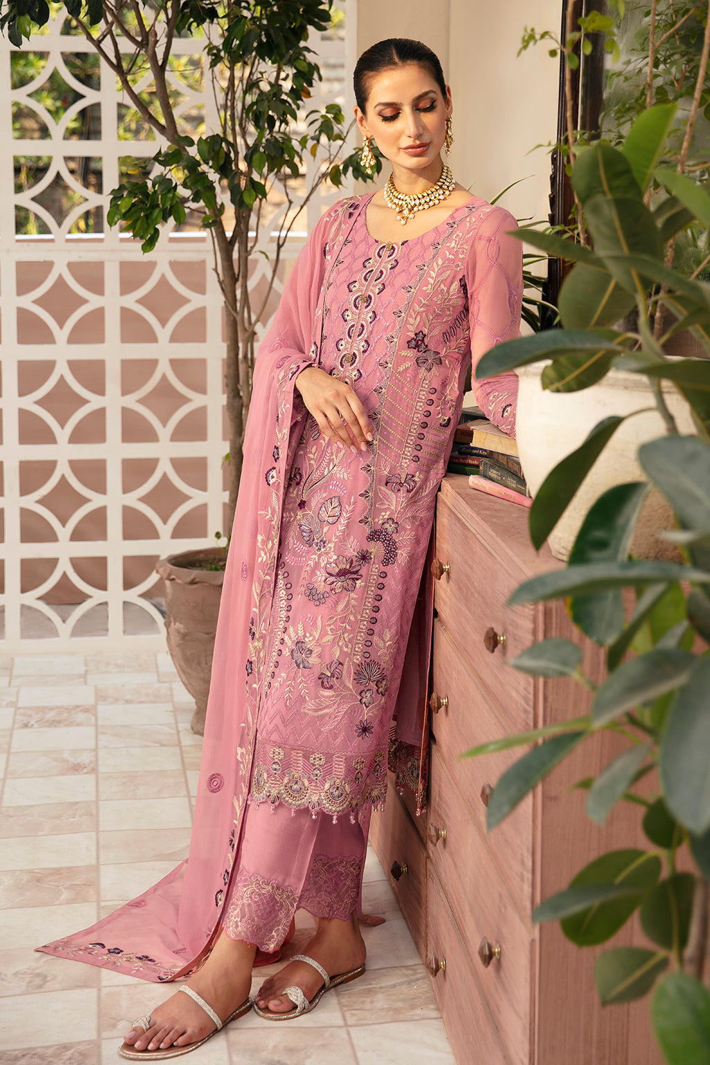 Ramsha | Chevron Chiffon Collection | A-909 -  Ramsha Ladies Clothes - Original Designer Dress - House of Maryam