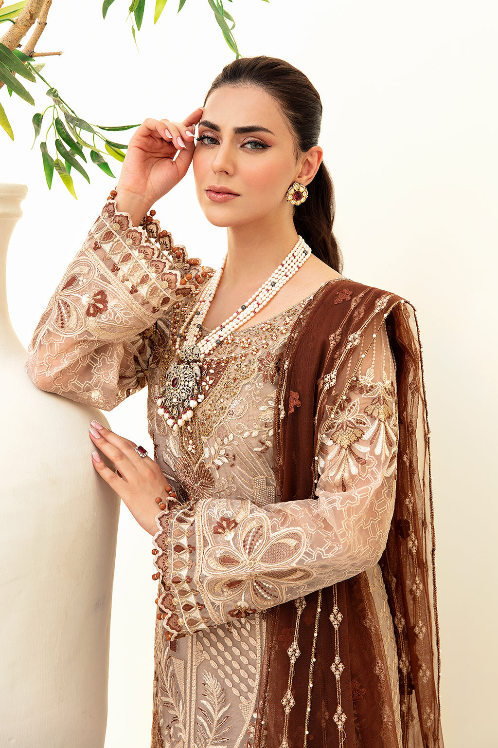 Ramsha | Minhal Organza Collection | M-904 -  Ramsha Formal - Original Designer Dress - House of Maryam