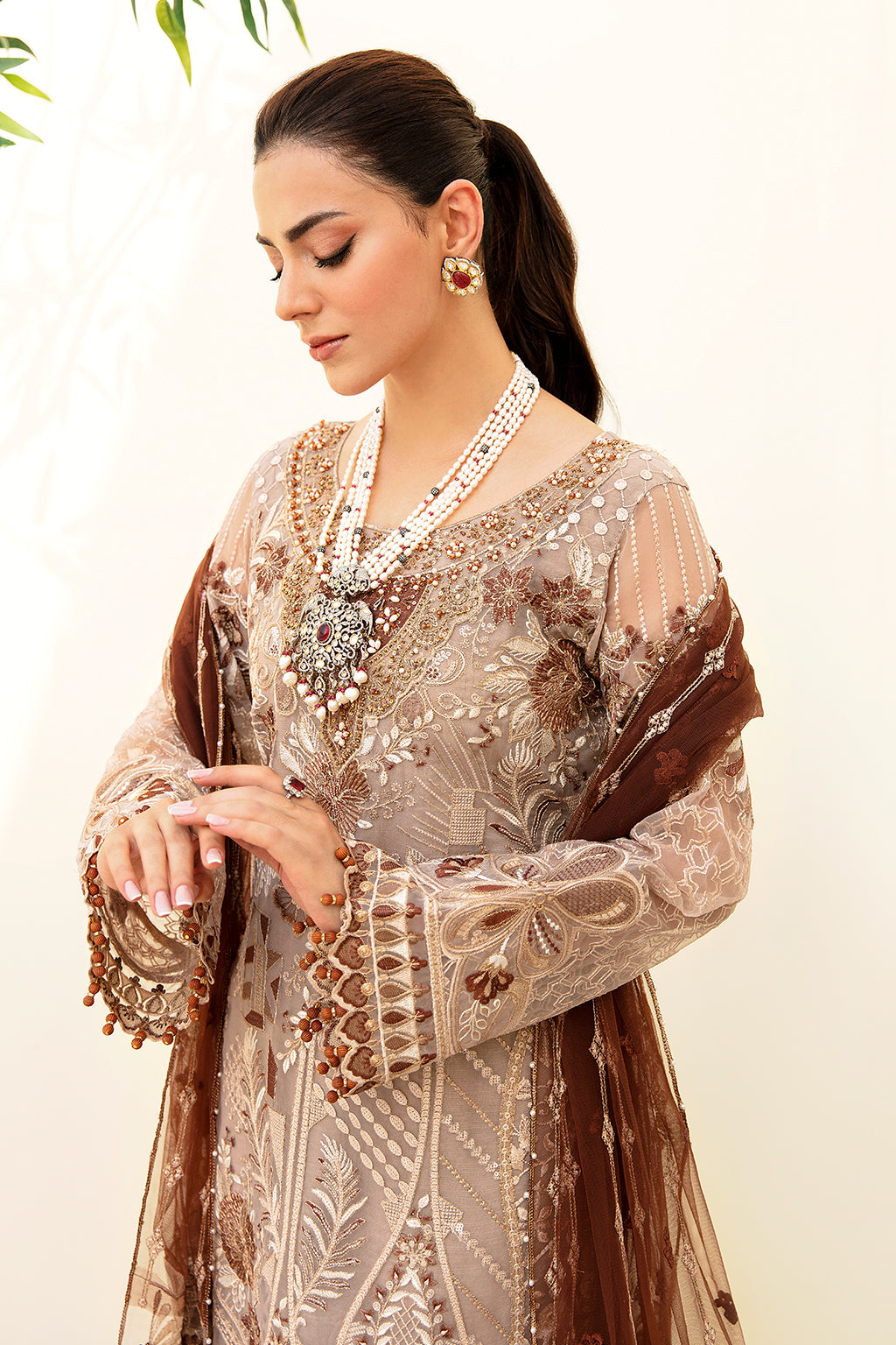 Ramsha | Minhal Organza Collection | M-904 -  Ramsha Formal - Original Designer Dress - House of Maryam