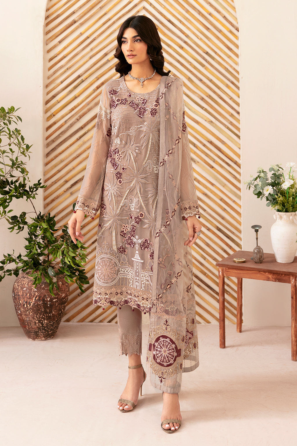 Ramsha | Rangoon Chiffon Collection 24 | D-1206 -  Ramsha Formal - Original Designer Dress - House of Maryam