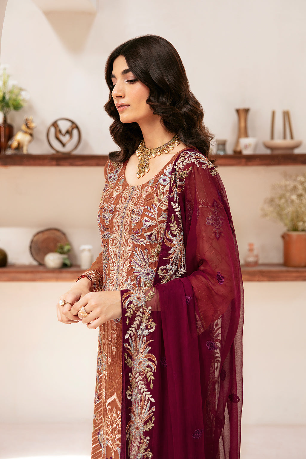 Ramsha | Rangoon Chiffon Collection 24 | D-1209 -  Ramsha Formal - Original Designer Dress - House of Maryam