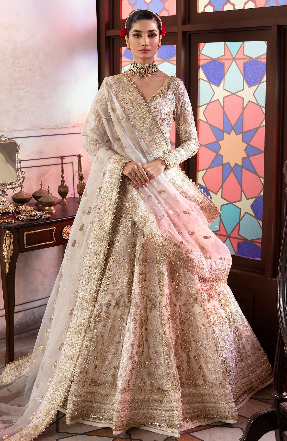 Zevk | Afsanah Wedding Formals | ALIF -  Zevk Bridal - Original Designer Dress - House of Maryam