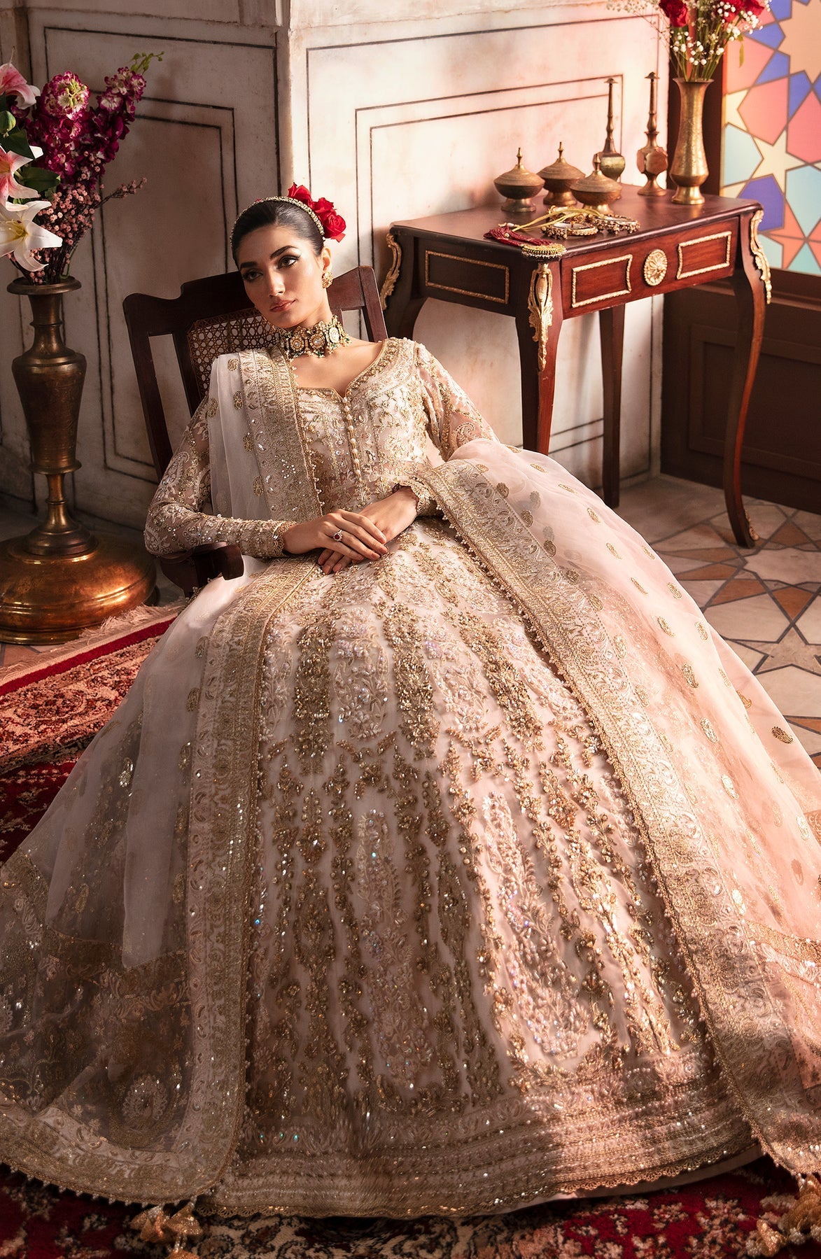 Zevk | Afsanah Wedding Formals | ALIF -  Zevk Bridal - Original Designer Dress - House of Maryam