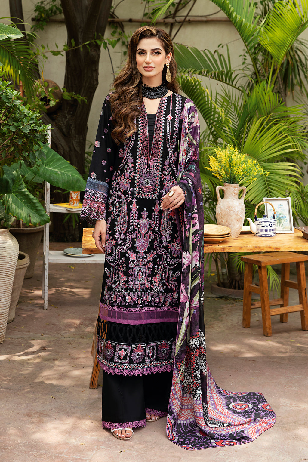 Ramsha | Riwayat Lawn Collection| Y-806 by Designer Ramsha - House of Maryam - Pakistani Designer Ethnic Wear in {{ shop.shopifyCountryName }}