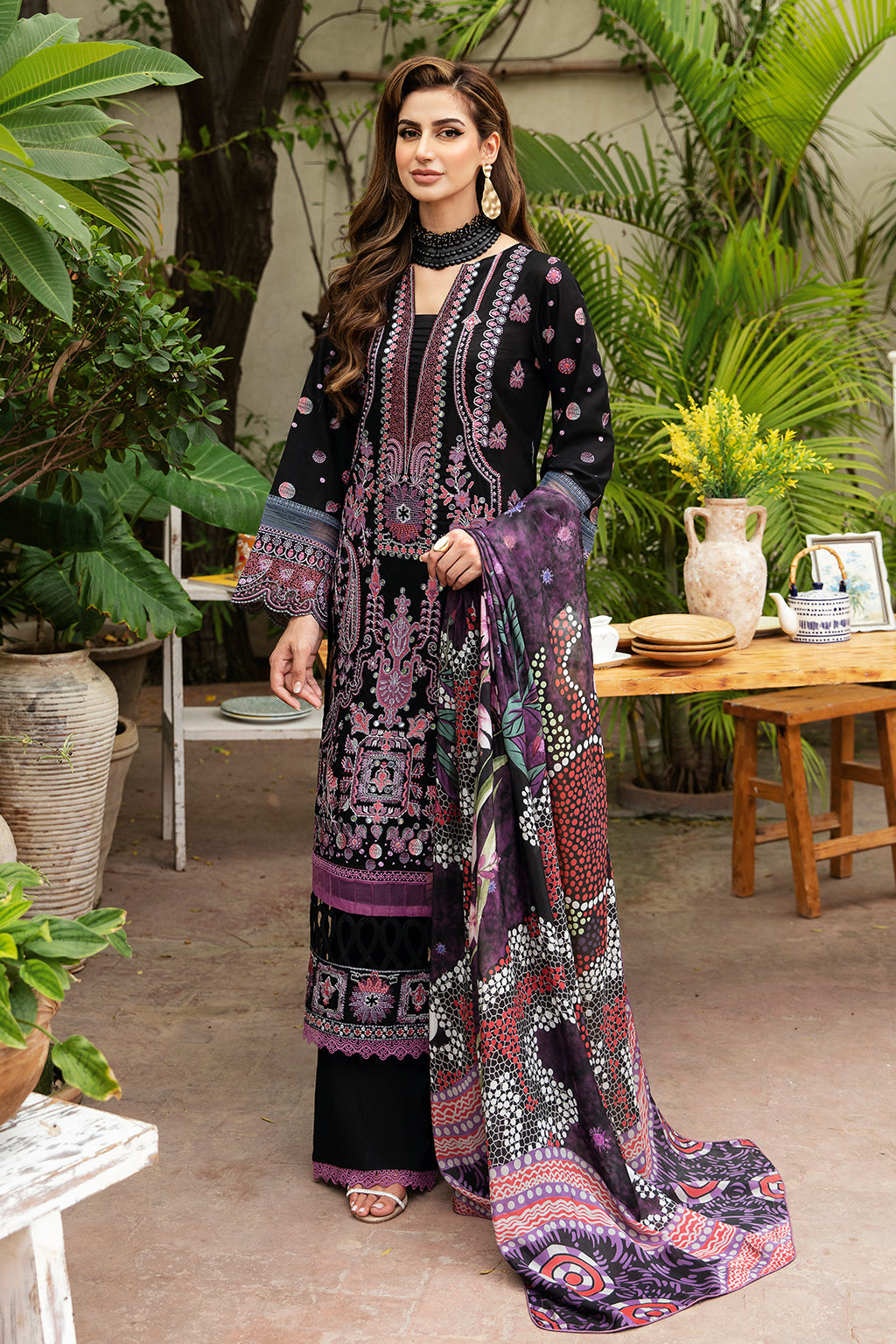 Ramsha | Riwayat Lawn Collection| Y-806 -  Ramsha Luxury - Original Designer Dress - House of Maryam