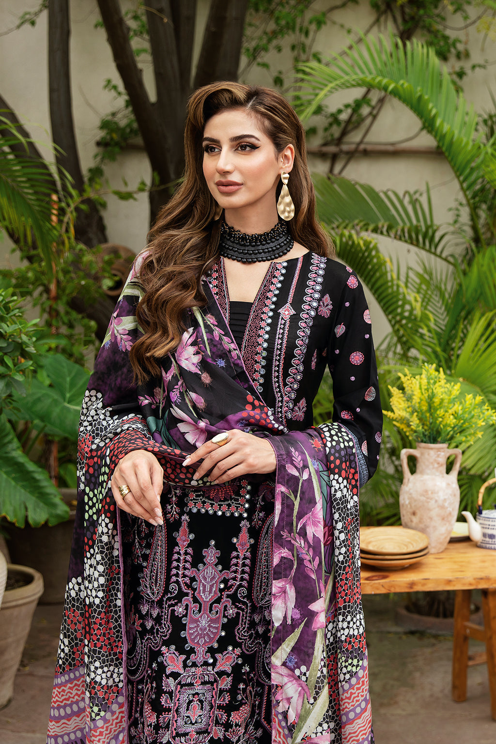 Ramsha | Luxury Lawn 24 | Y-806 -  Ramsha Casuals - Original Designer Dress - House of Maryam