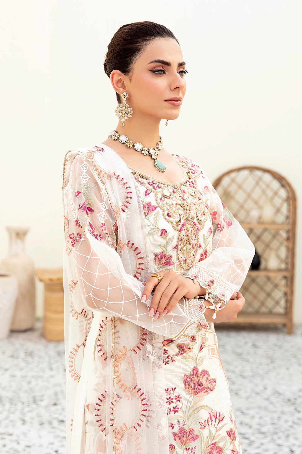 Ramsha | Minhal Organza Collection | M-907 by Designer Ramsha - House of Maryam - Pakistani Designer Ethnic Wear in {{ shop.shopifyCountryName }}