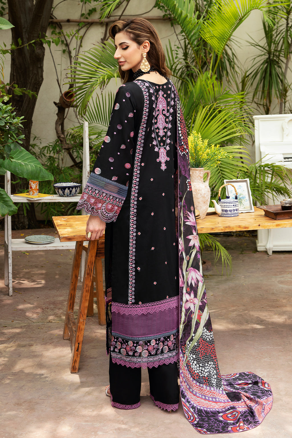 Ramsha | Luxury Lawn 24 | Y-806 by Designer Ramsha - House of Maryam - Pakistani Designer Ethnic Wear in {{ shop.shopifyCountryName }}